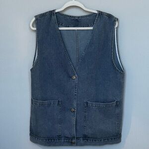 Amazon Women's Denim Vest - Blue
